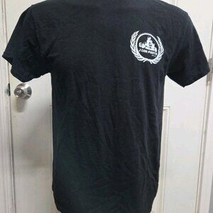 Men's Medium Tshirt JCan Parts Logo Black